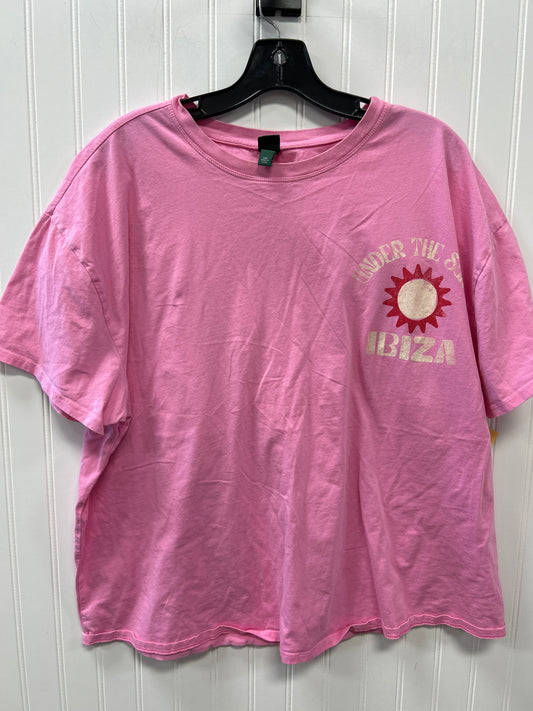 Top Ss By Wild Fable In Pink, Size:1X