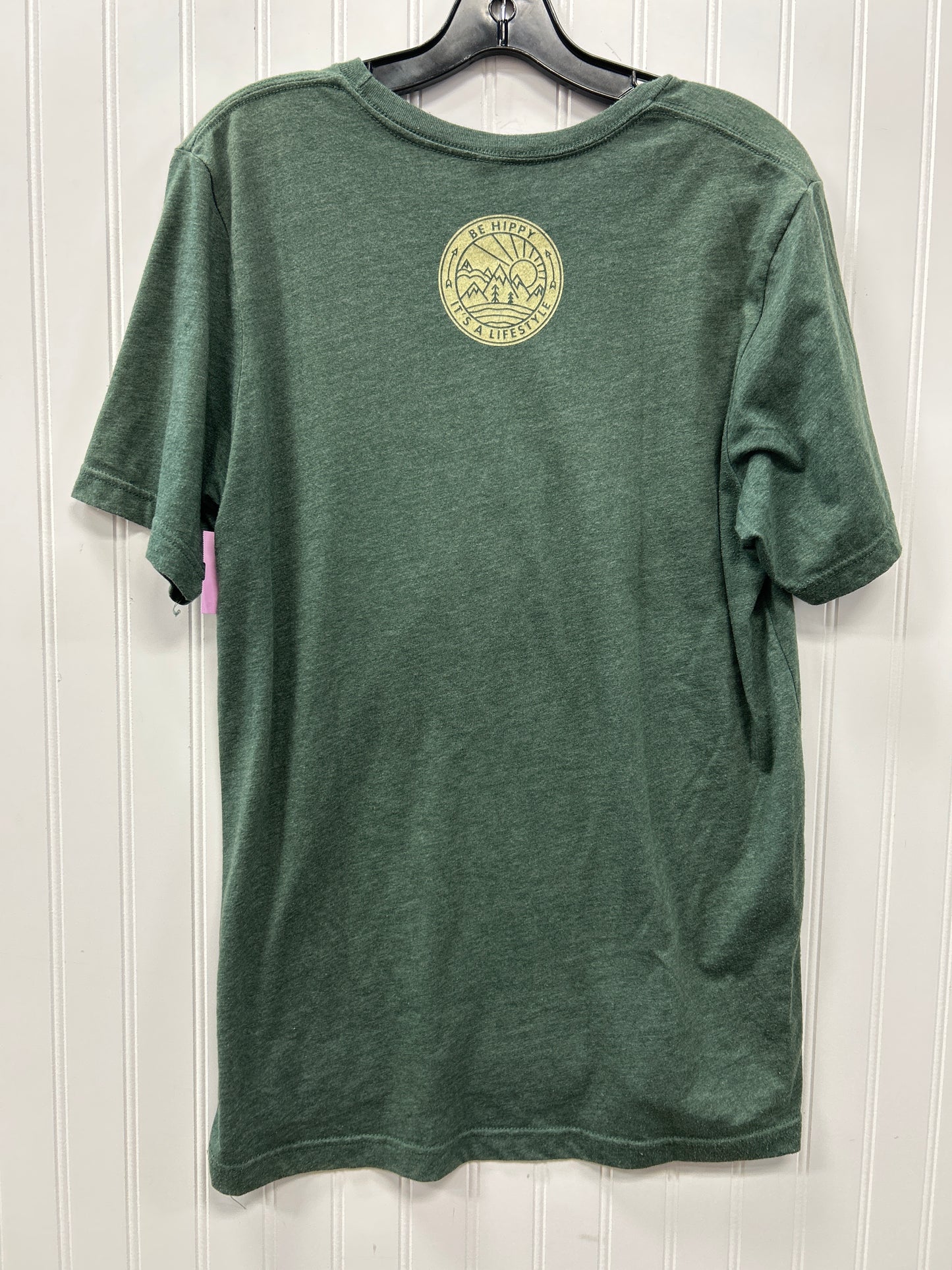 Top Ss By Bella + Canvas In Green, Size:L