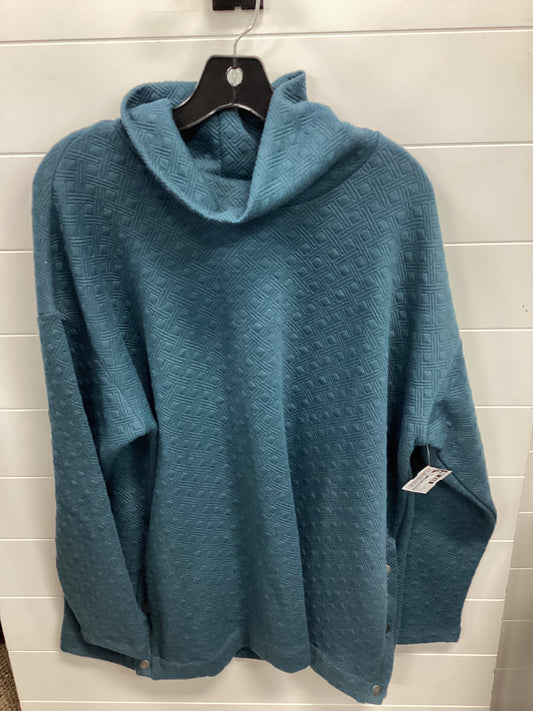 Top Ls By Coldwater Creek In Blue, Size:Xl