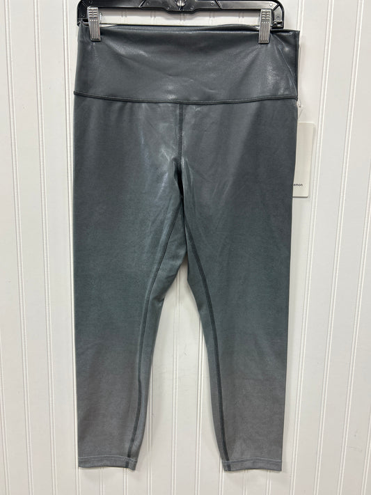 Athletic Leggings By Lululemon In Grey, Size:12