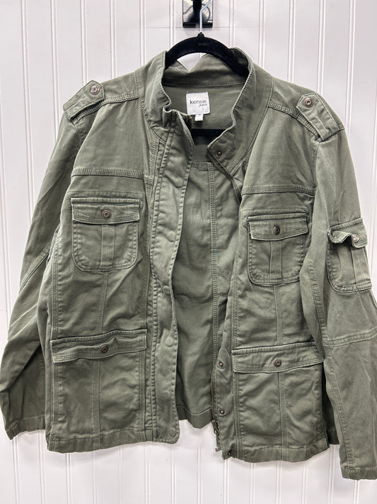 Jacket Other By Kensie In Green, Size:1X