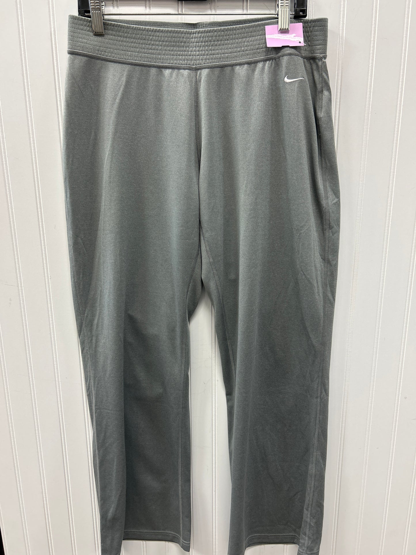 Athletic Pants By Nike Apparel In Grey, Size:L
