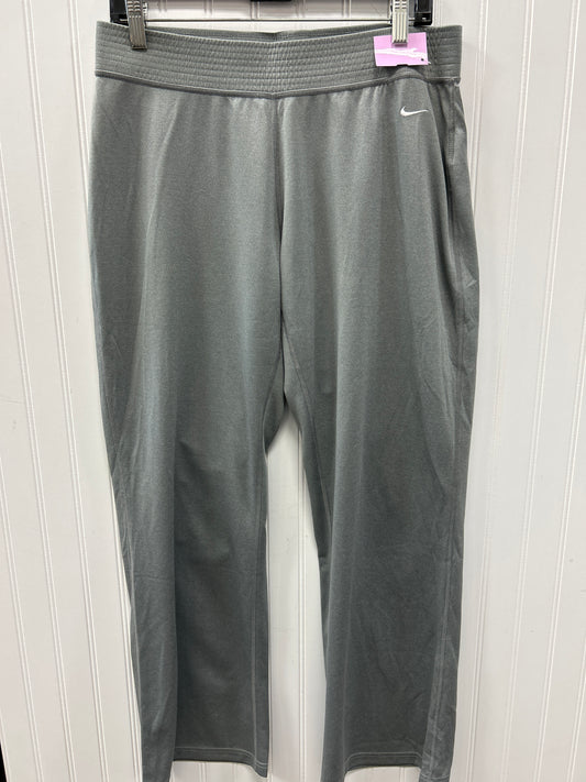 Athletic Pants By Nike Apparel In Grey, Size:L