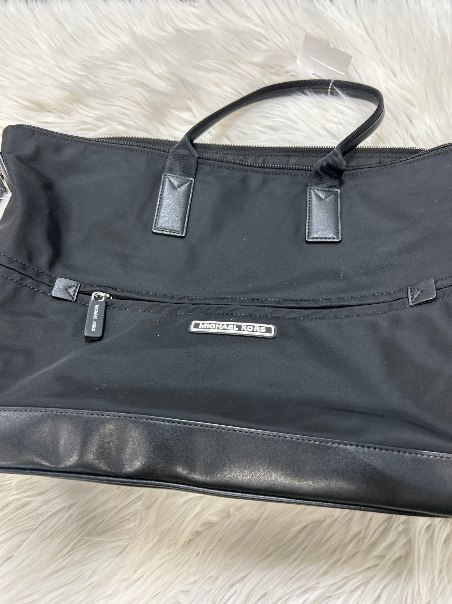 Tote Designer By Michael Kors In Black, Size:Large