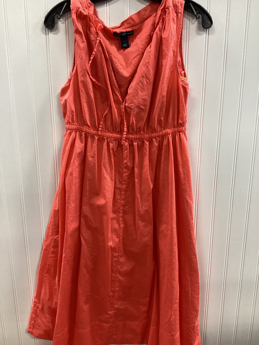 Dress Casual Maxi By Gap In Coral, Size:M
