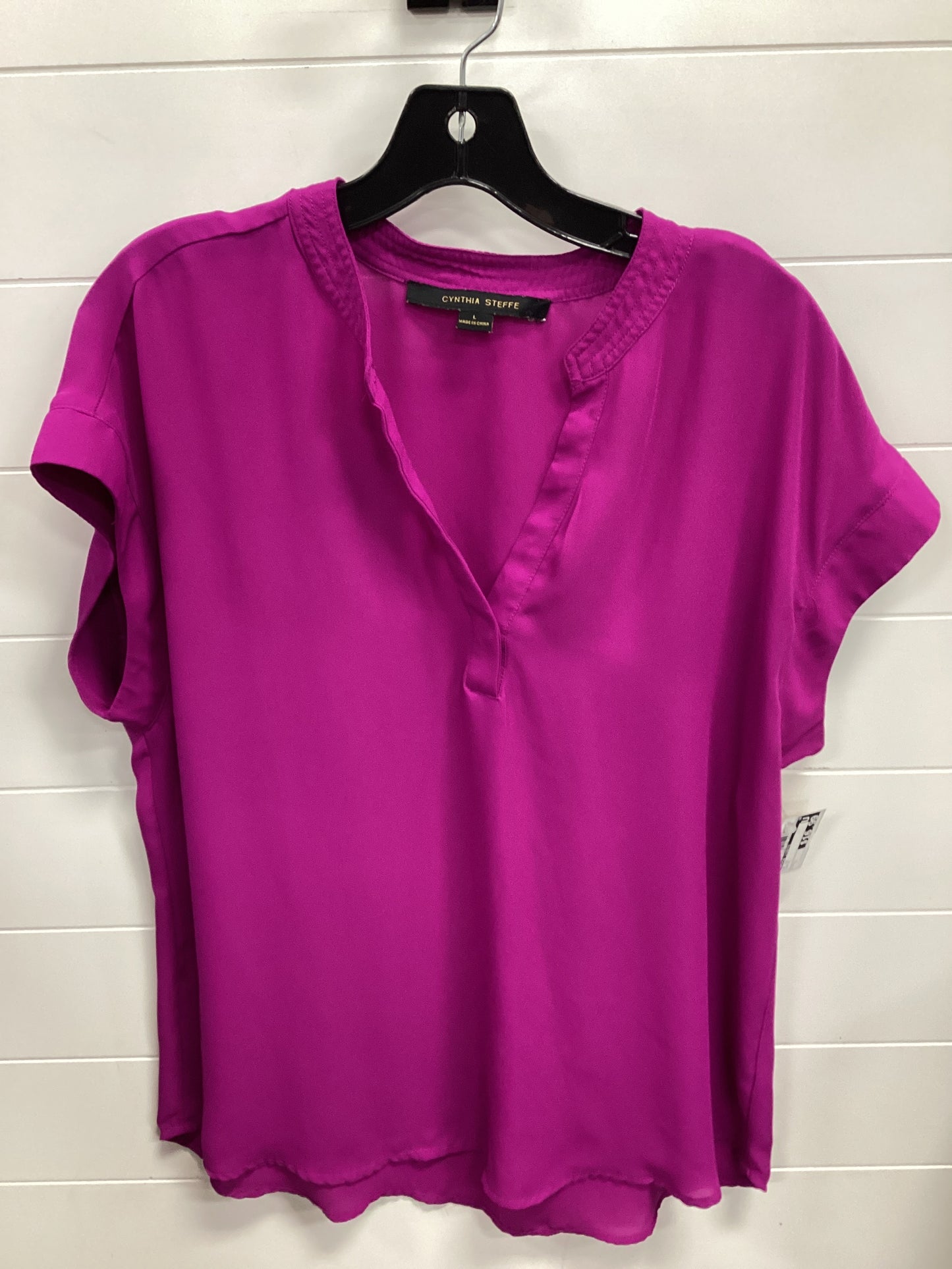 Top Ss By Cynthia Steffe In Purple, Size:L