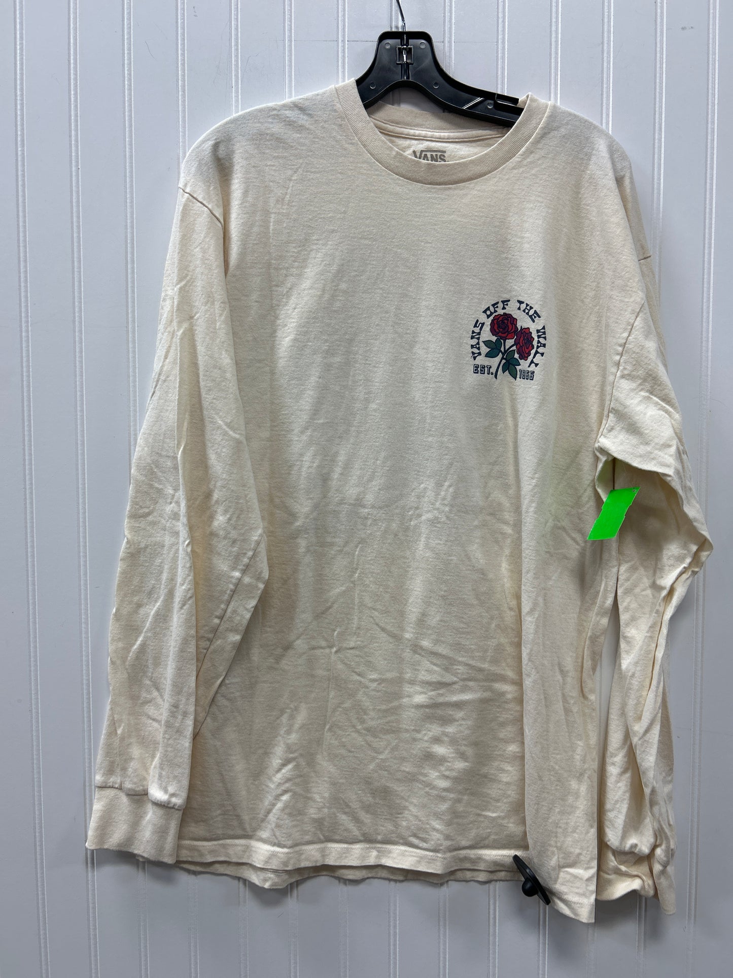 Top Ls By Vans In Cream, Size:L