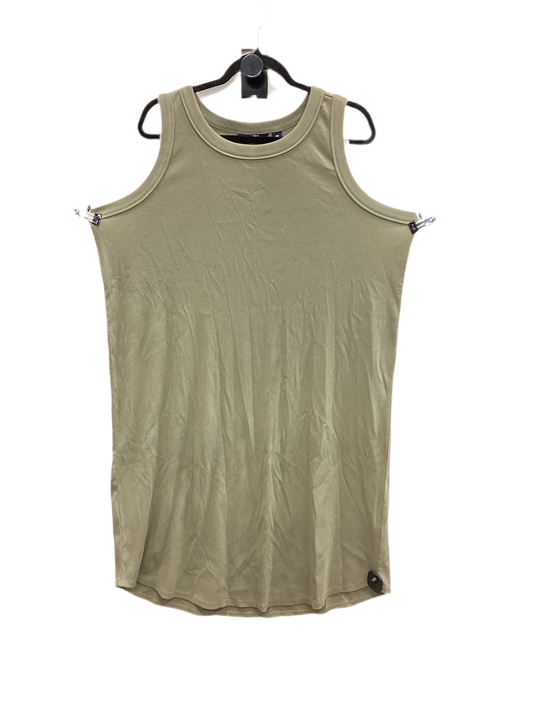 Dress Casual Midi By Lands End In Green, Size:1X