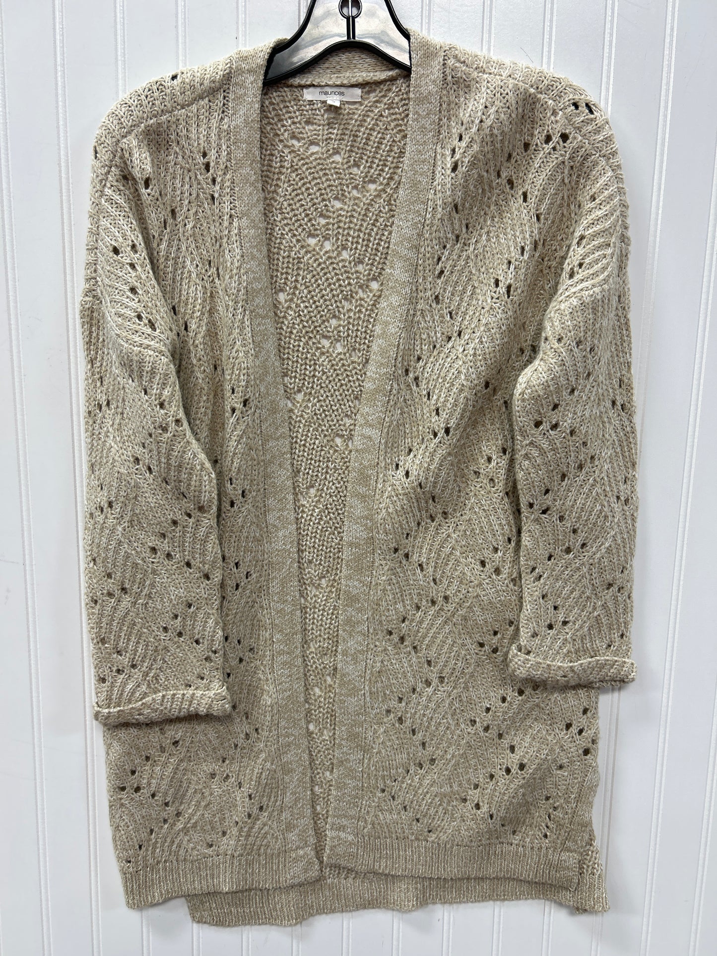 Sweater Cardigan By Maurices In Cream, Size:M