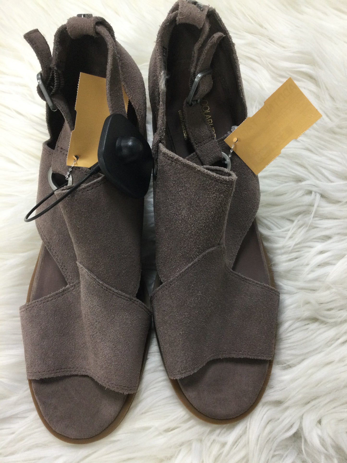 Sandals Heels Block By Koolaburra By Ugg In Taupe, Size:9