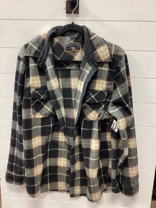 Jacket Fleece By Cmc In Plaid Pattern, Size:L