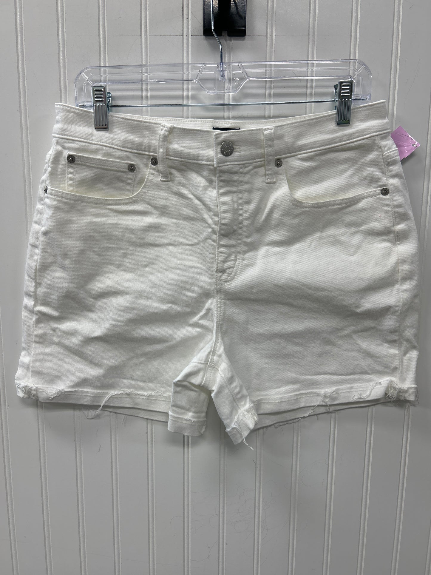 Shorts By J. Crew In White Denim, Size:6