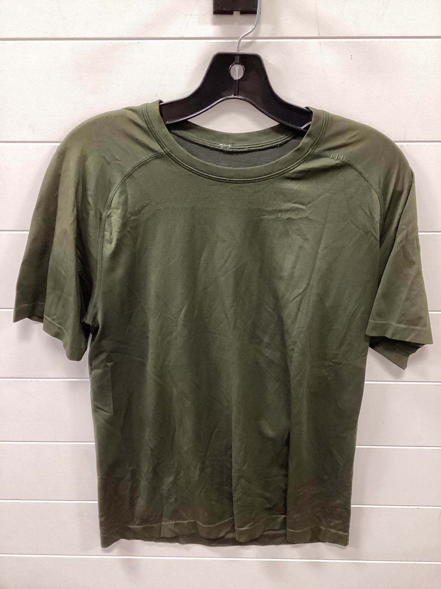 Athletic Top Ss By Lululemon In Green, Size:10