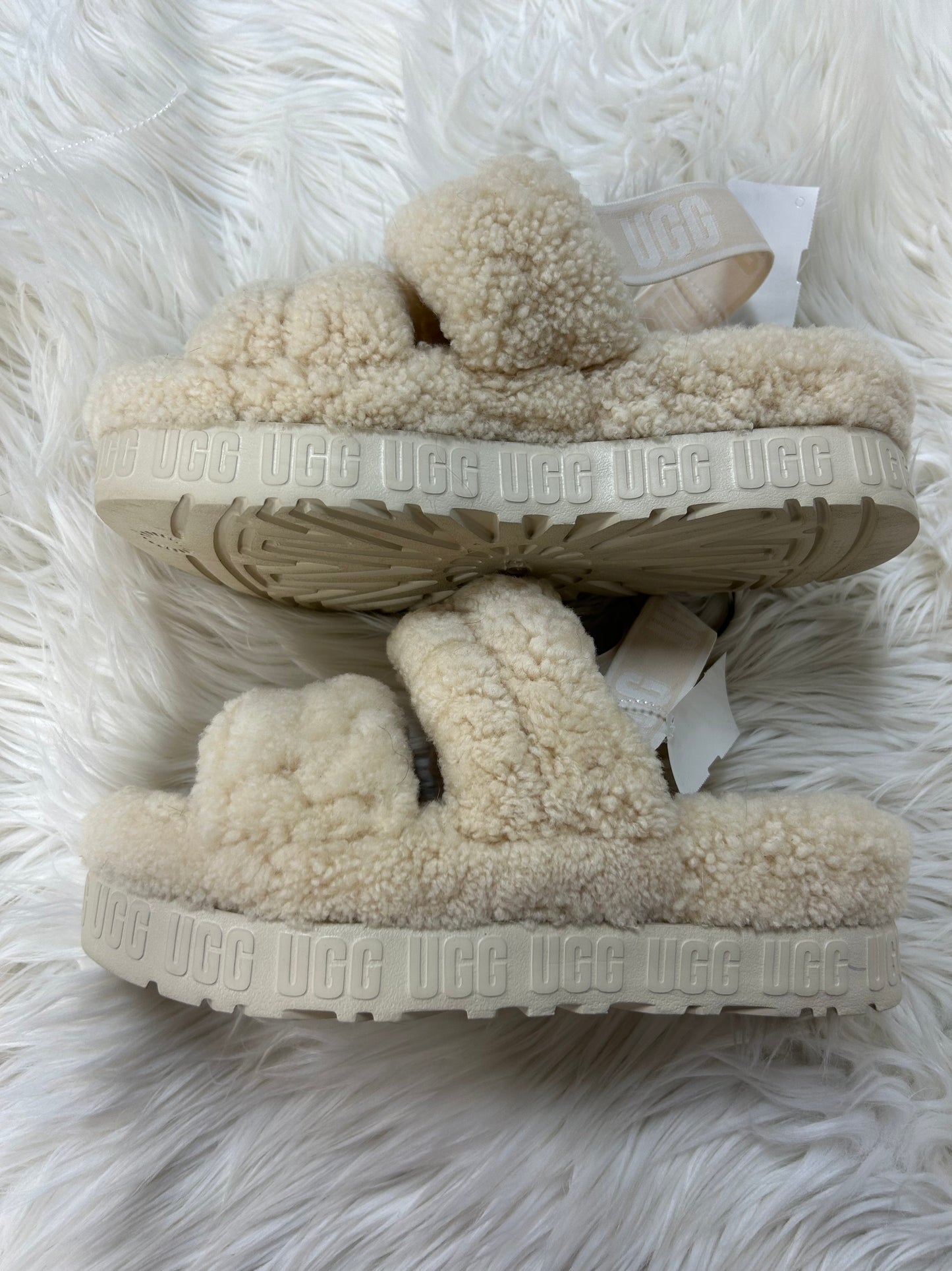 Sandals Designer By Ugg In Cream, Size:8