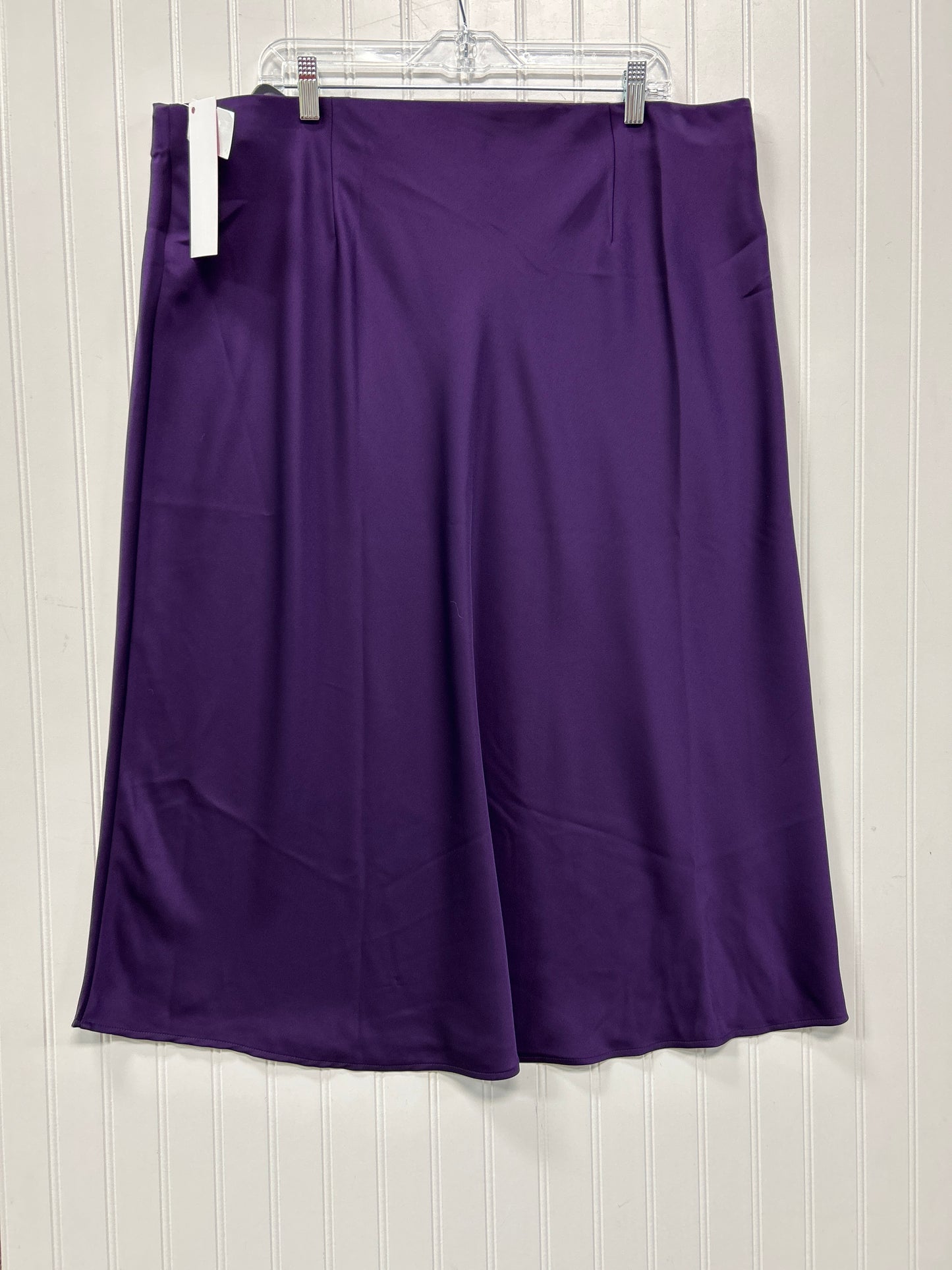 Skirt Maxi By Worthington In Purple, Size:1X