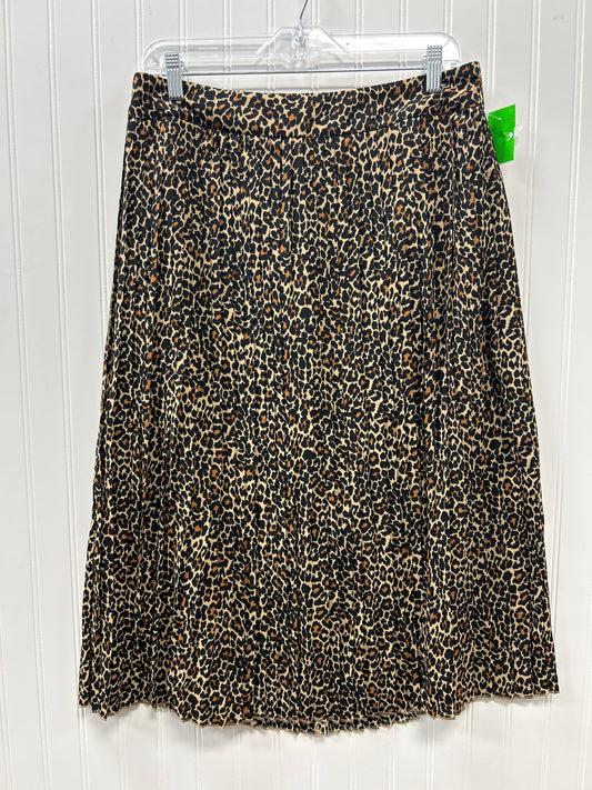 Skirt Maxi By J. Crew In Leopard Print, Size:14