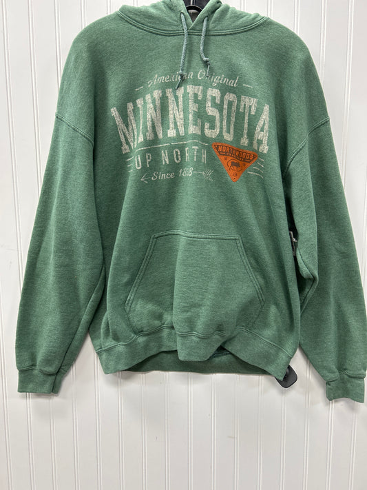 Sweatshirt Hoodie By Cmc In Green, Size:L