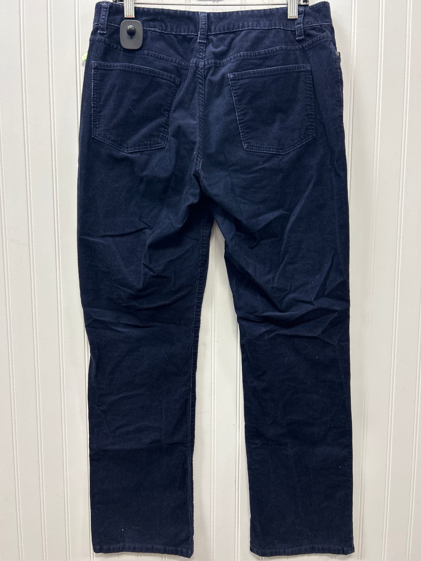 Pants Corduroy By Talbots In Navy, Size:12