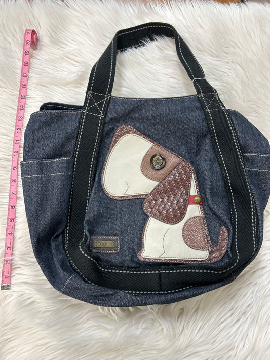 Tote By Chala In Blue Denim, Size:Large