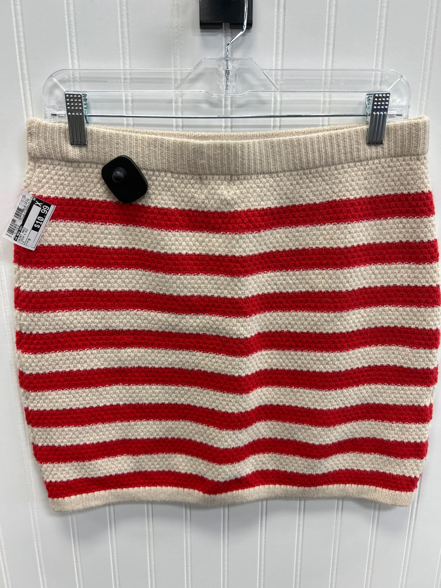 Skirt Maxi By A New Day In Cream & Red, Size:M
