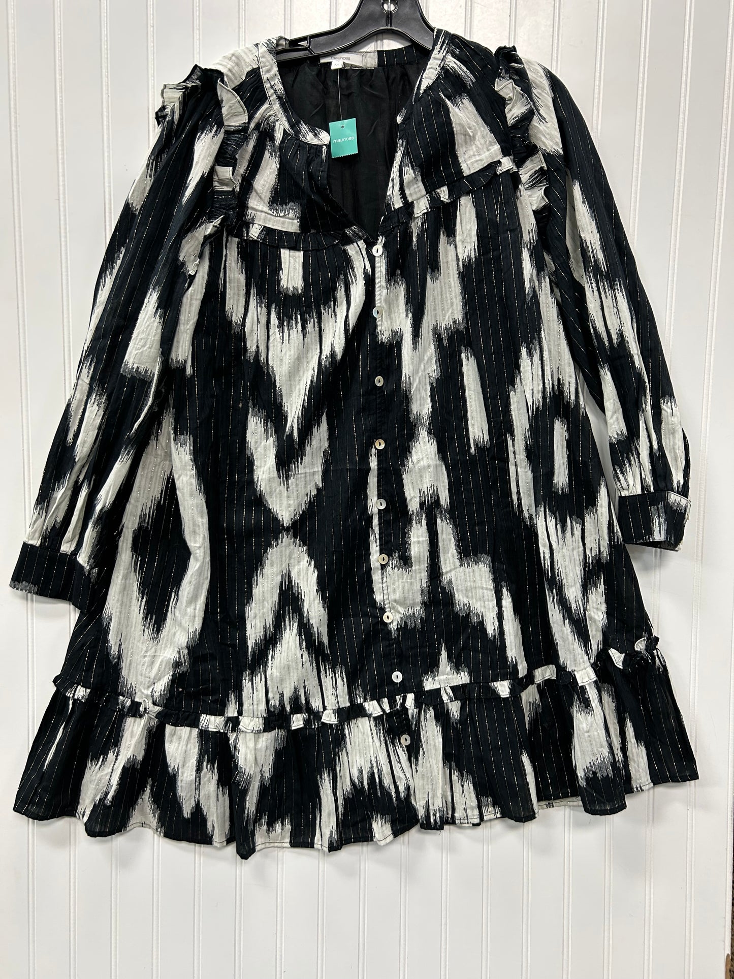 Dress Casual Midi By Maurices In Black, Size:M