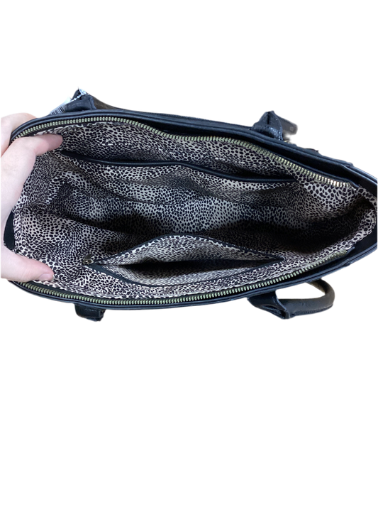 Handbag Leather By Cmc In Black, Size:Large