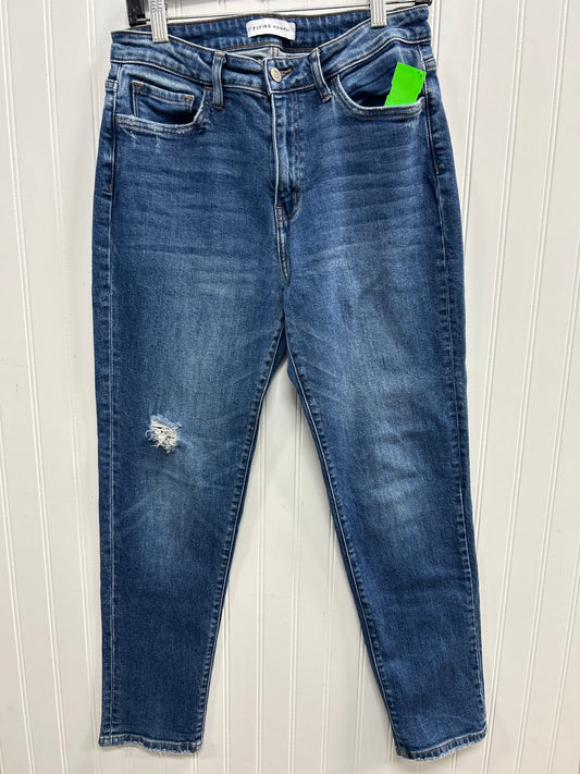 Jeans Straight By Flying Monkey In Blue Denim, Size:6