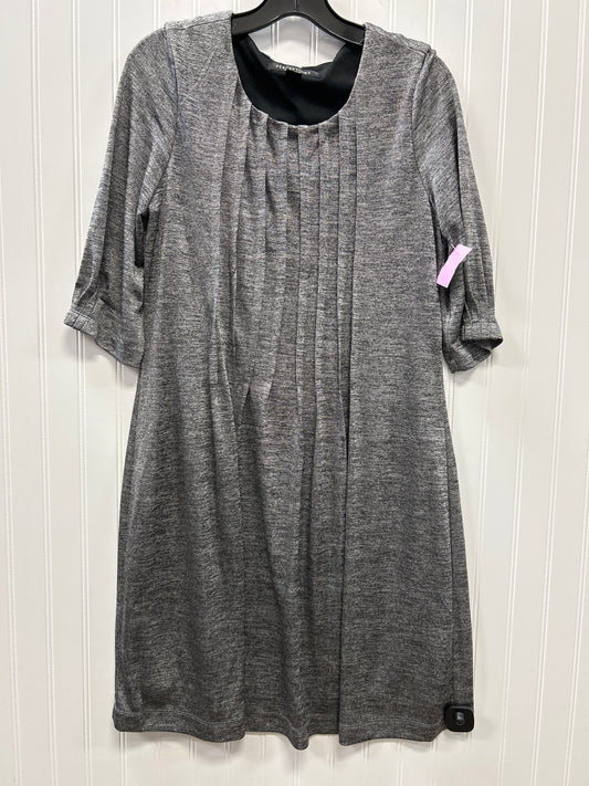 Dress Casual Midi By Perceptions In Silver, Size:12