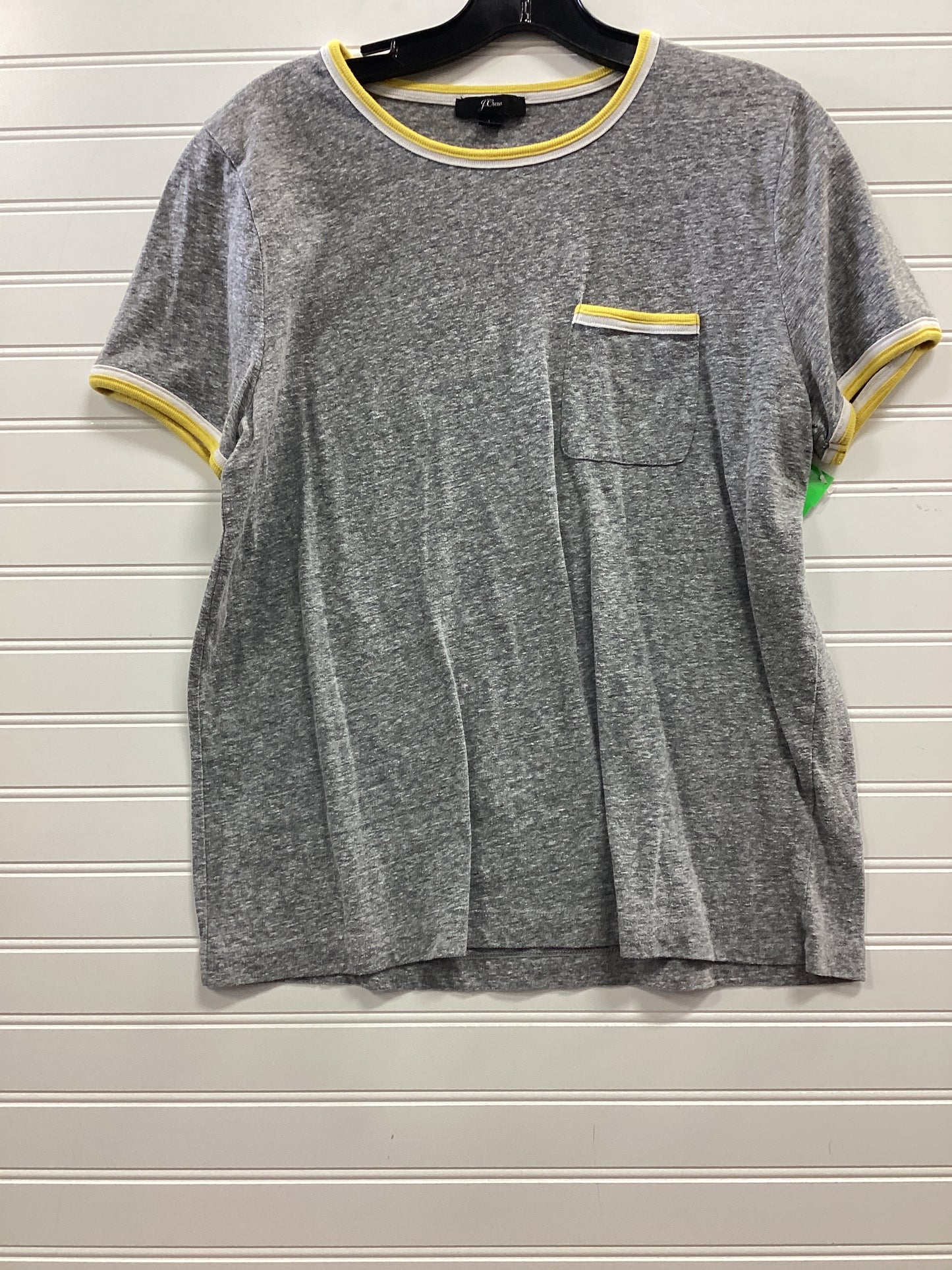 Top Ss By J. Crew In Grey, Size:L