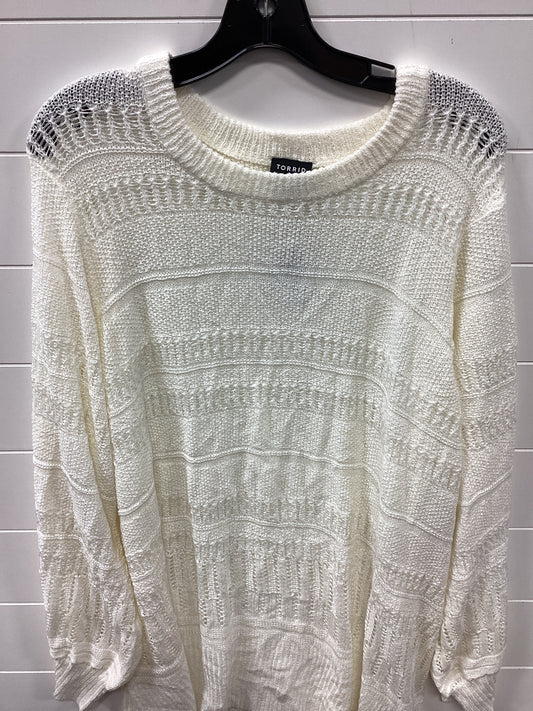 Top Ls By Torrid In White, Size:4X