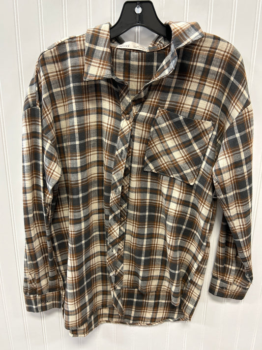 Top Ls By Be Cool In Brown, Size:M