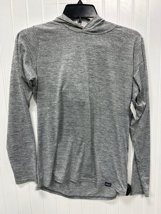 Athletic Top Ls Hoodie By Patagonia In Grey, Size:S