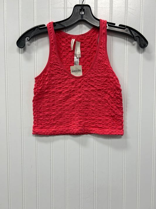 Tank Top By Anthropologie In Pink, Size:L