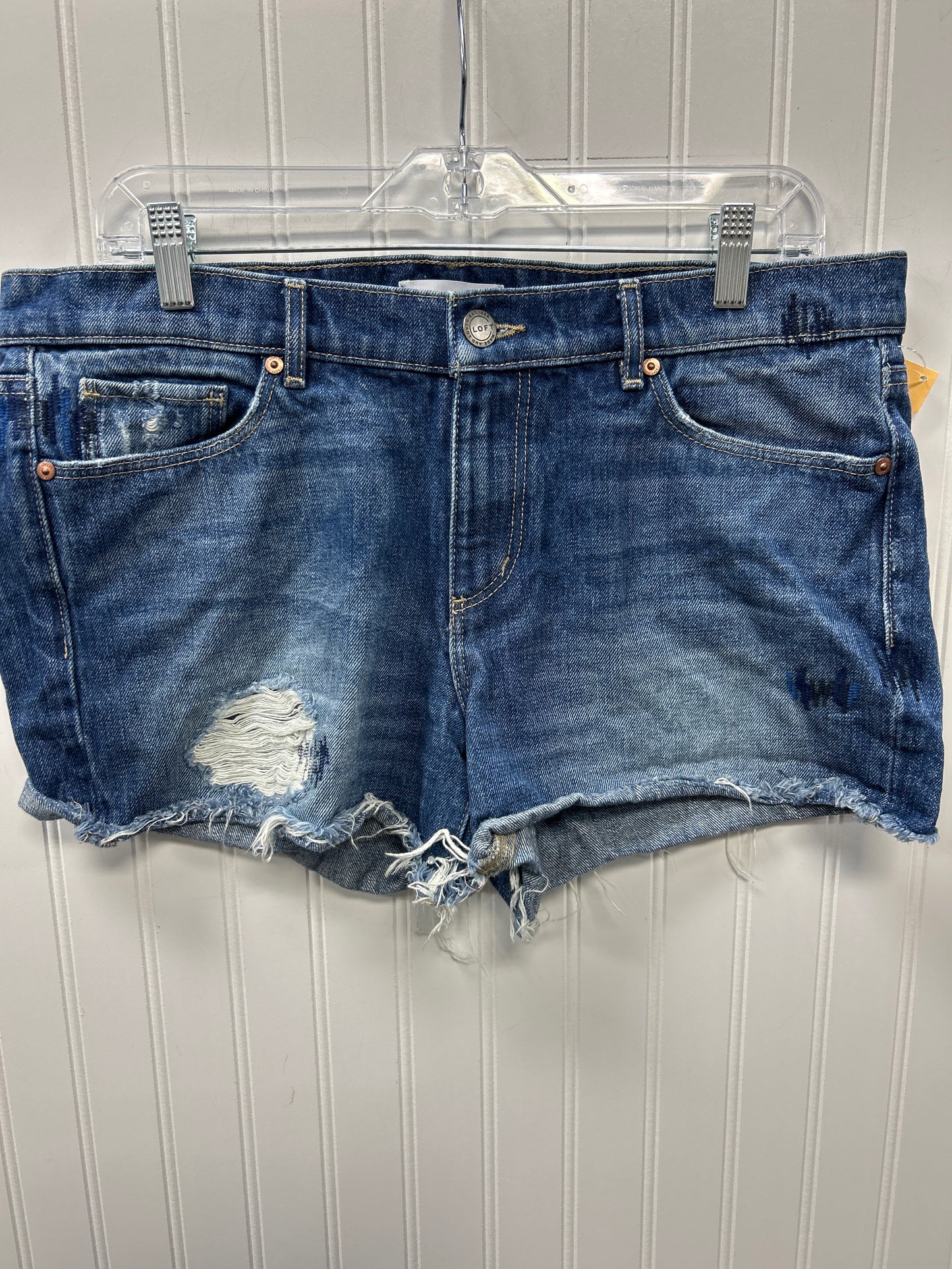 Shorts By Loft In Blue Denim, Size:10