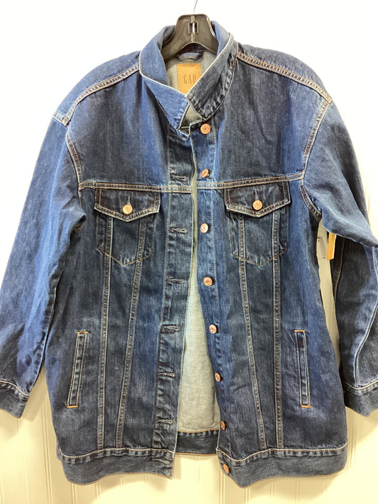 Jacket Denim By Gap In Blue Denim, Size:S