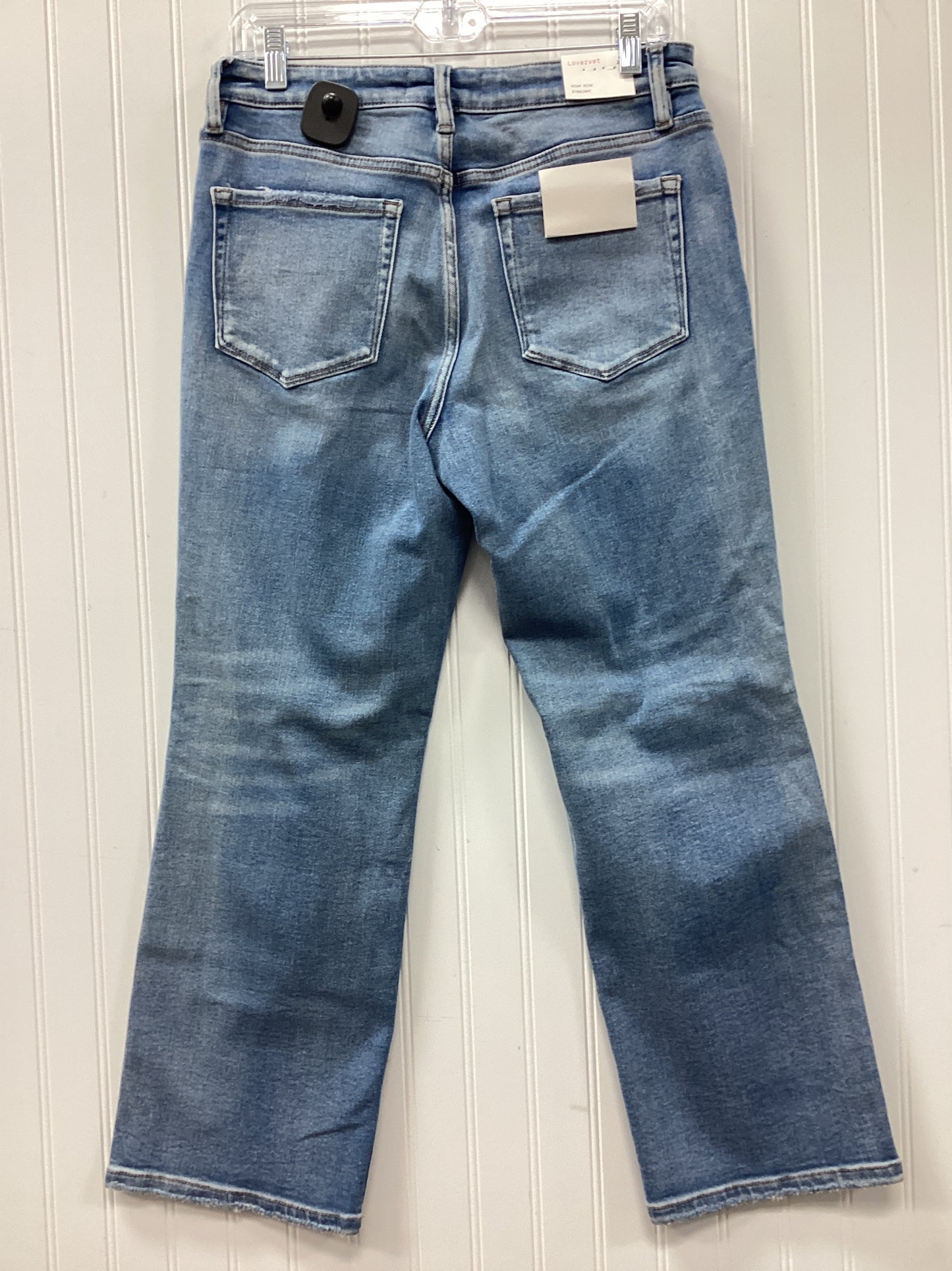 Jeans Straight By Vervet In Blue Denim, Size:6