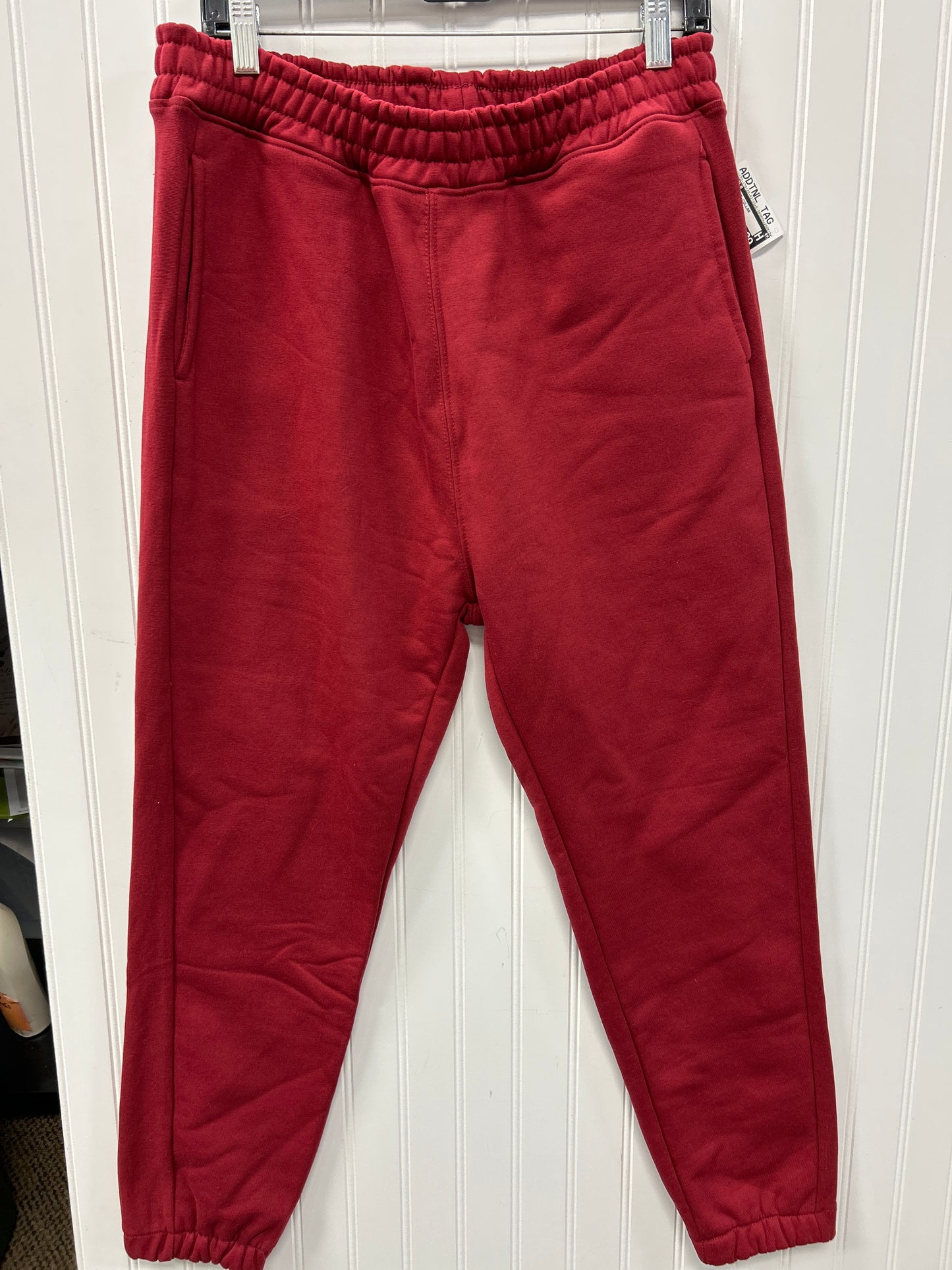 Sweatshirt Collar 2PC SET By Mono B In Red, Size:L