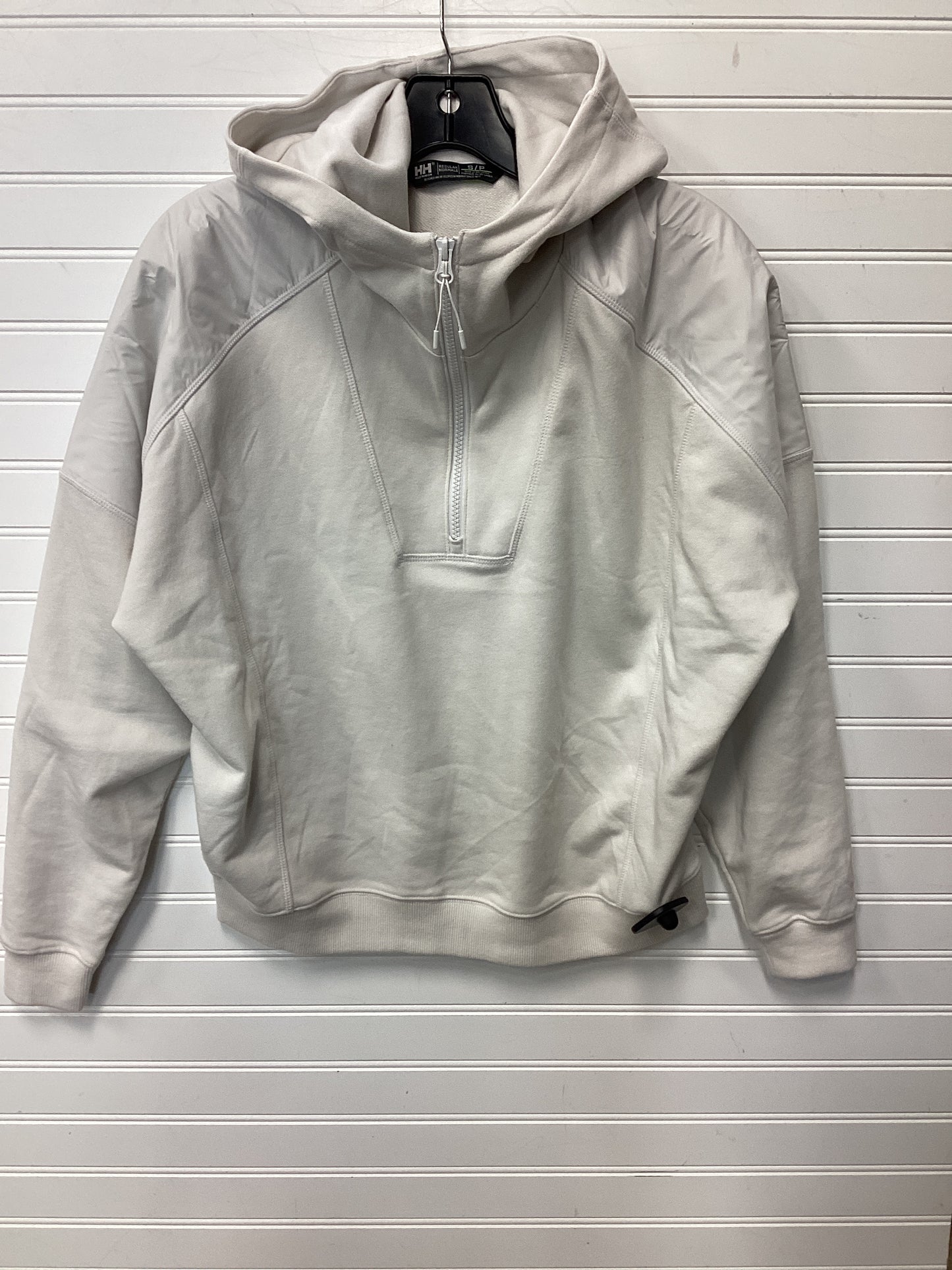 Athletic Sweatshirt Hoodie By Helly Hansen In White, Size:S