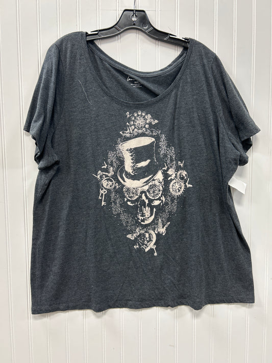 Top Ss By Lane Bryant In Grey, Size:2X