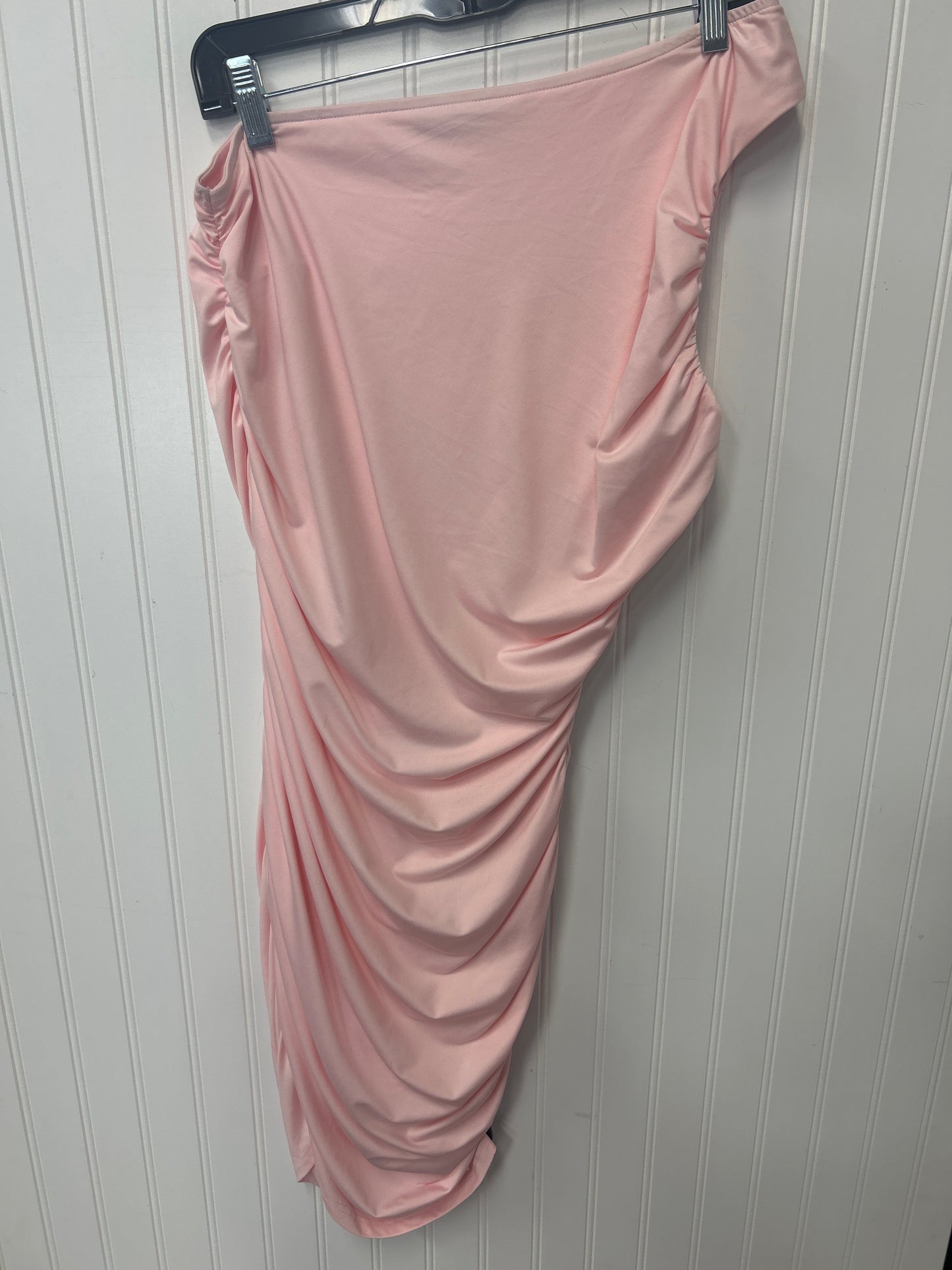 Dress Casual Midi By Prettygarden In Pink, Size:L