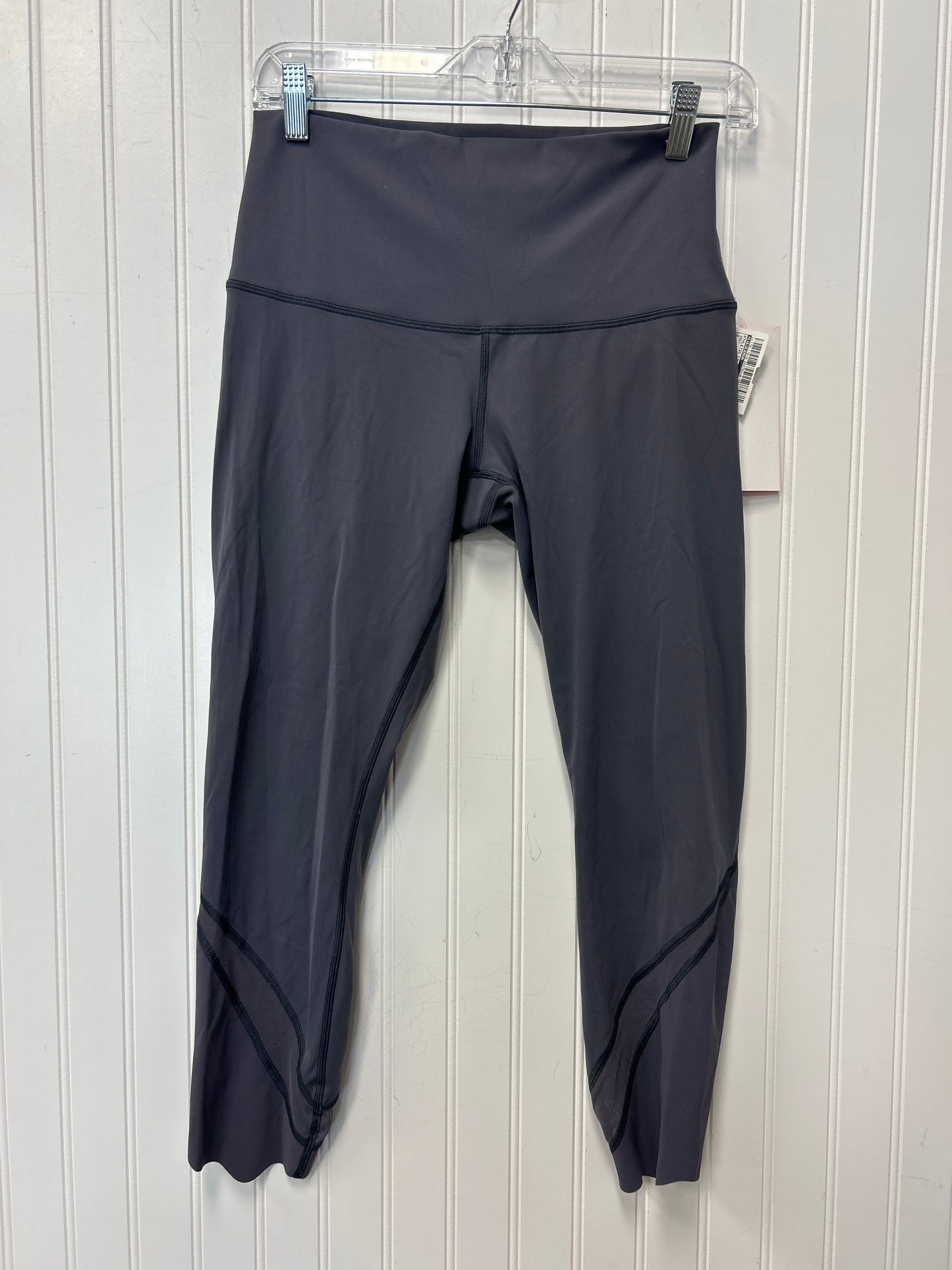 Athletic Leggings Capris By Lululemon In Grey, Size:6