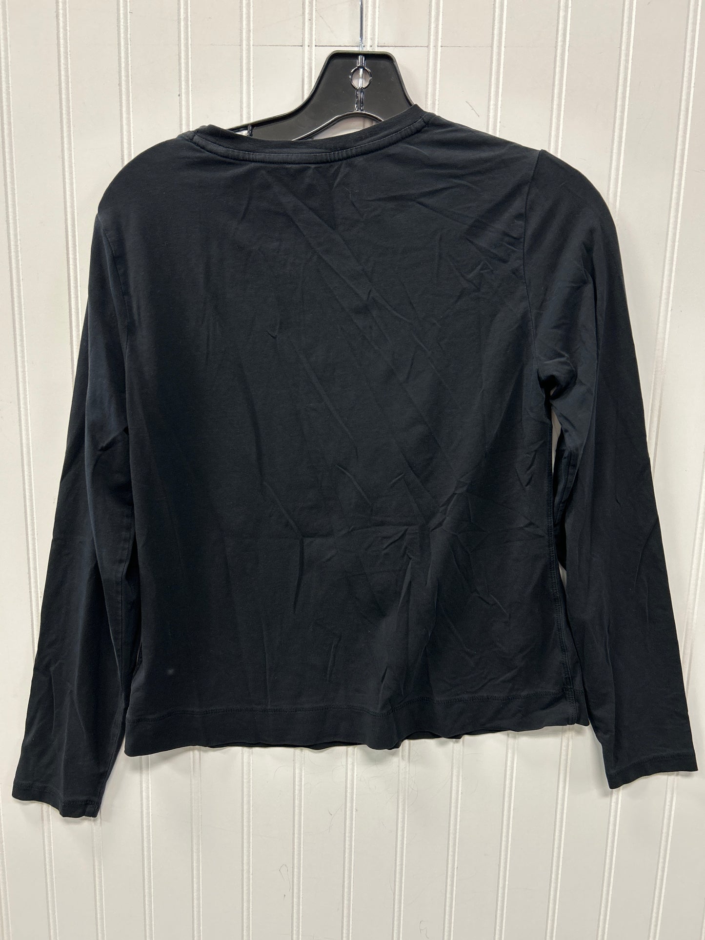 Athletic Top Ls Collar By Athleta In Black, Size:Xs