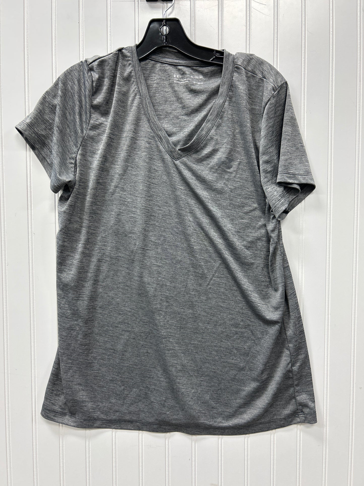 Athletic Top Ss By Under Armour In Grey, Size:Xl