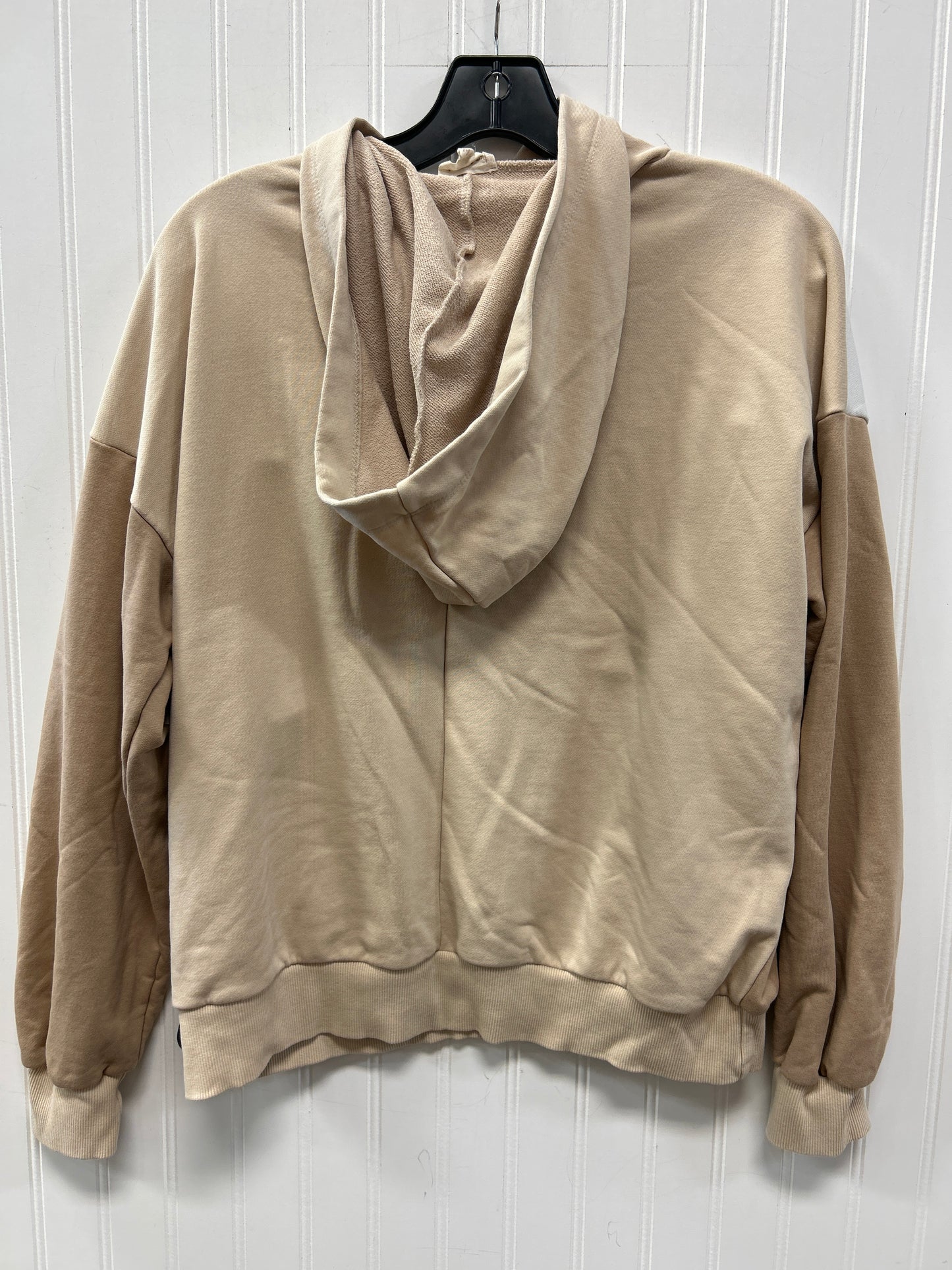 Sweatshirt Hoodie By Hem & Thread In Cream, Size:S