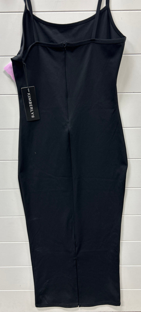 Dress Party Midi By Clothes Mentor In Black, Size:M