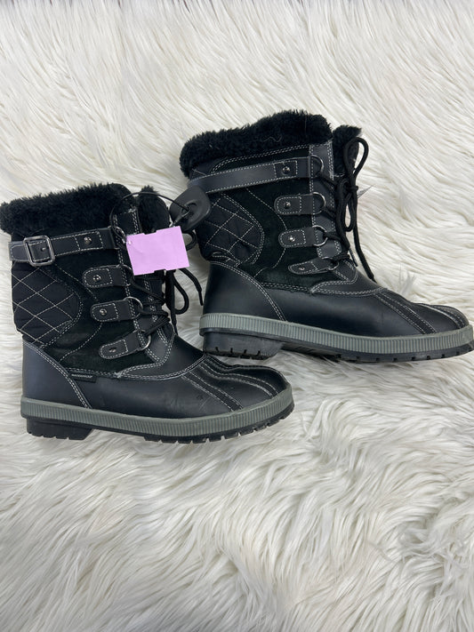 Boots Snow By Khombu In Black, Size:8