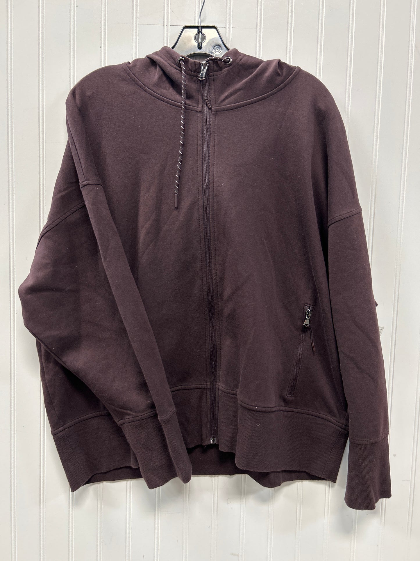 Athletic Jacket By Old Navy In Purple, Size:1X