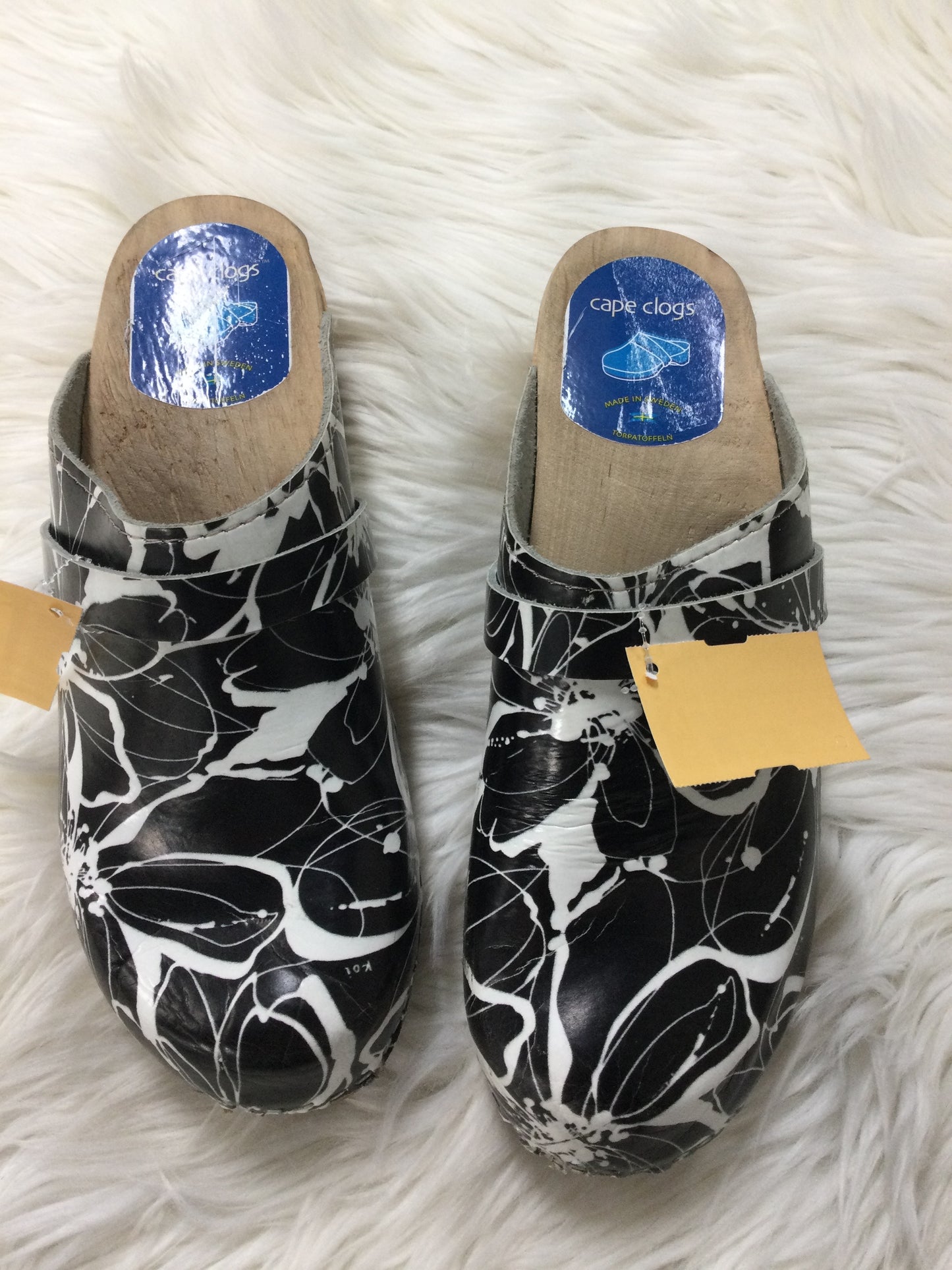 Shoes Heels Block By Cmb In Black & White, Size:9