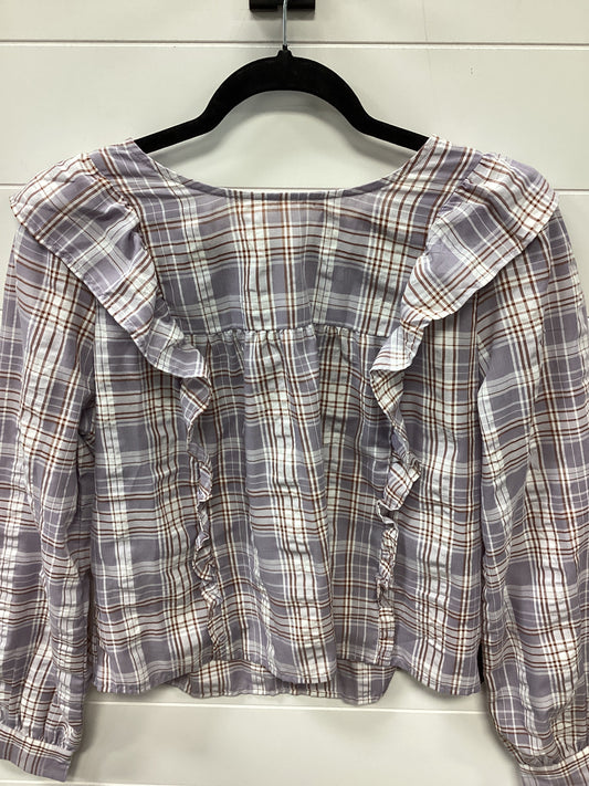 Top Ls By Loft In Purple, Size:M