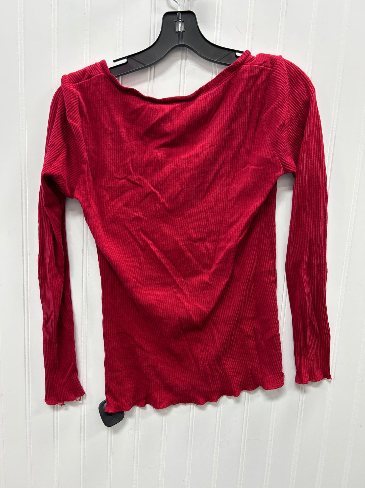 Top Ls By Loft In Red, Size:M